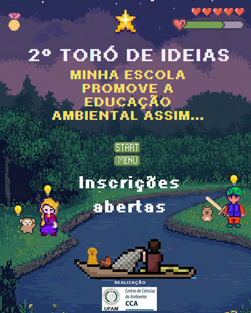 Educação Ambiental - Centro de Ciências do Ambiente lança concurso “Toró de Ideias” para mobilizar escolas do Amazonas