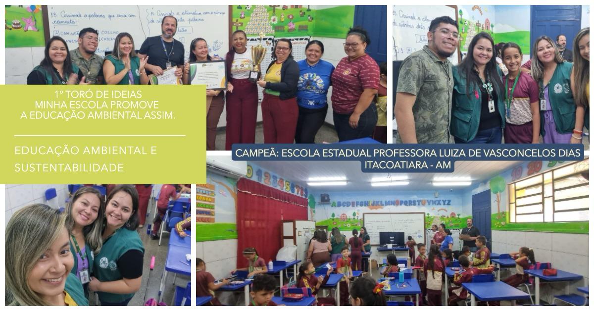 Escola de Itacoatiara recebe premiação do 1º Concurso Toró de Ideias e celebra protagonismo na Educação Ambiental